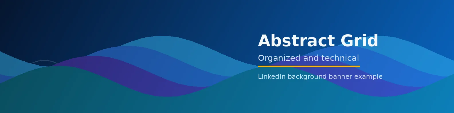 Abstract Grid Banner LinkedIn background banner example